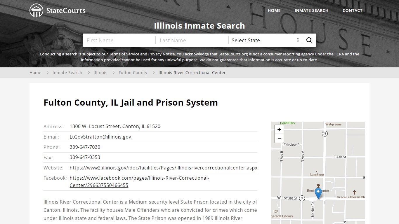 Illinois River Correctional Center Inmate Records Search ...